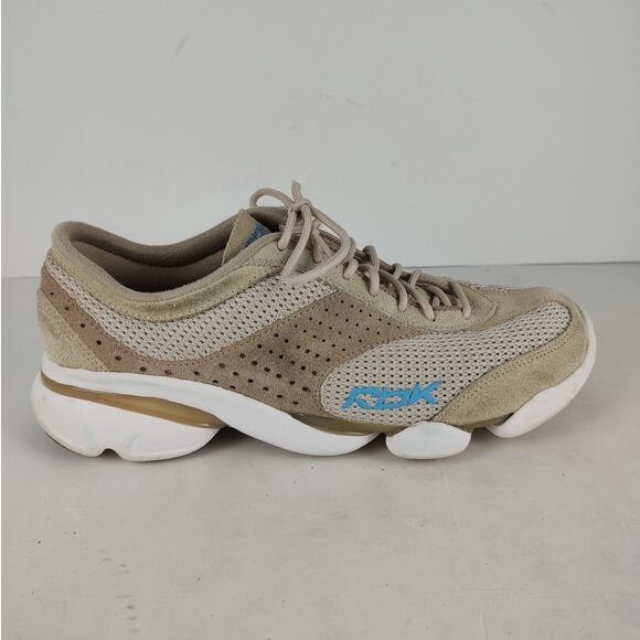 RARE Vintage Y2K Reebok activewear suede trainers womens size 8 - Picture 1 of 8